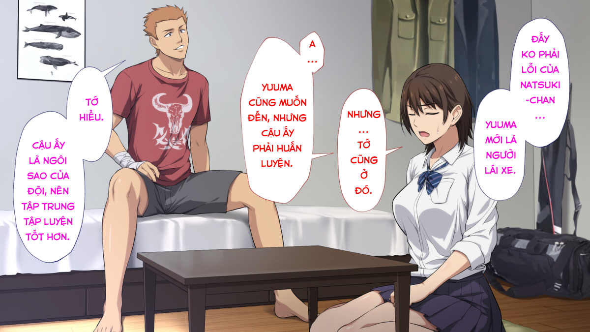 Đọc truyện hentai Netorareta JoshiMane ~Migite no Daida wa Ace no Kanojo~ - Chap 1