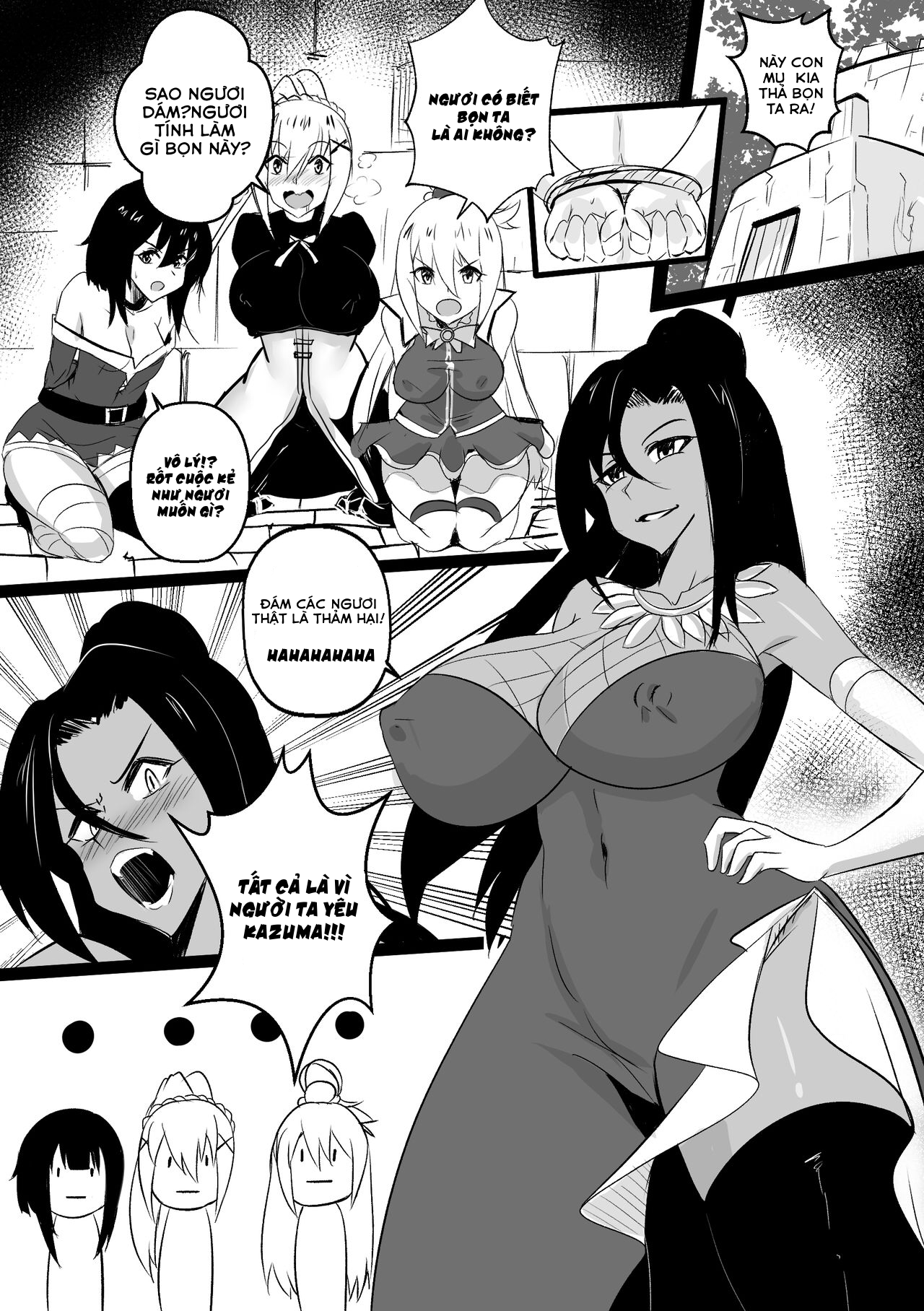 Đọc truyện hentai Sự trả thù vì dám lén phén với anh yêu kazuma - Oneshot