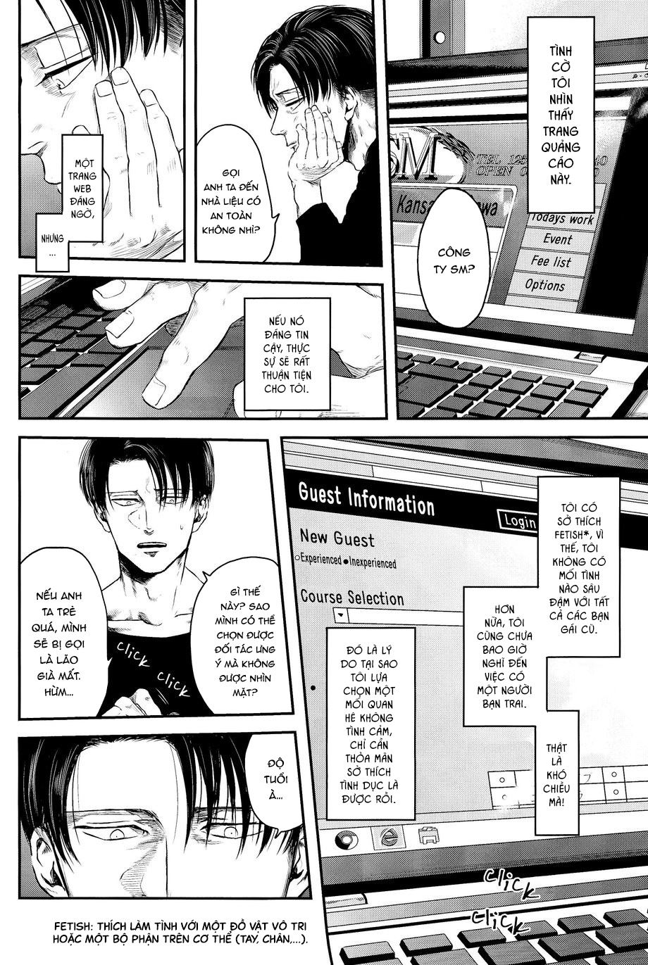Đọc truyện hentai Bí mật của Levi. - Oneshot