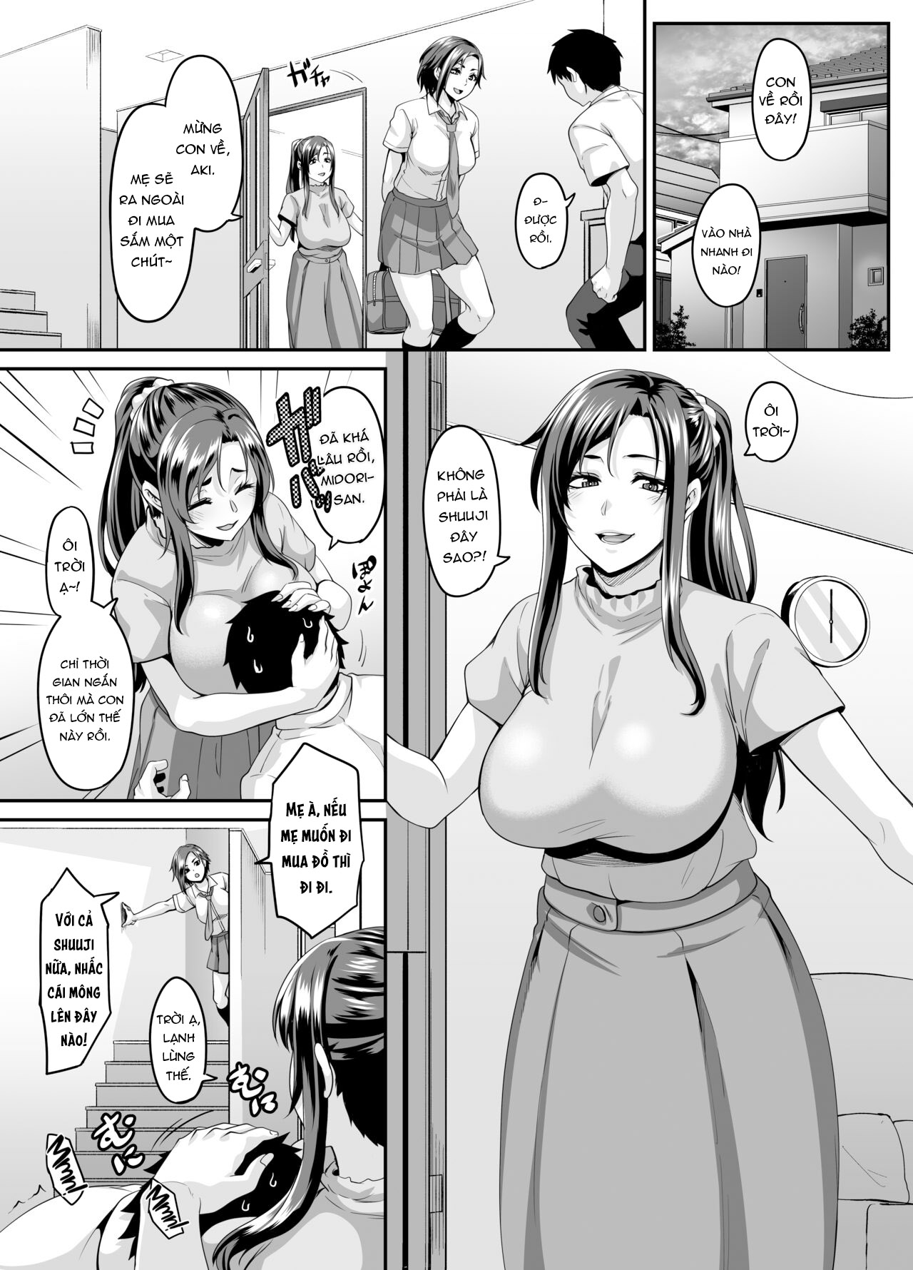 Đọc truyện hentai Sự giúp đỡ đến từ người mẹ dâm dục!!! - Oneshot_Part_1