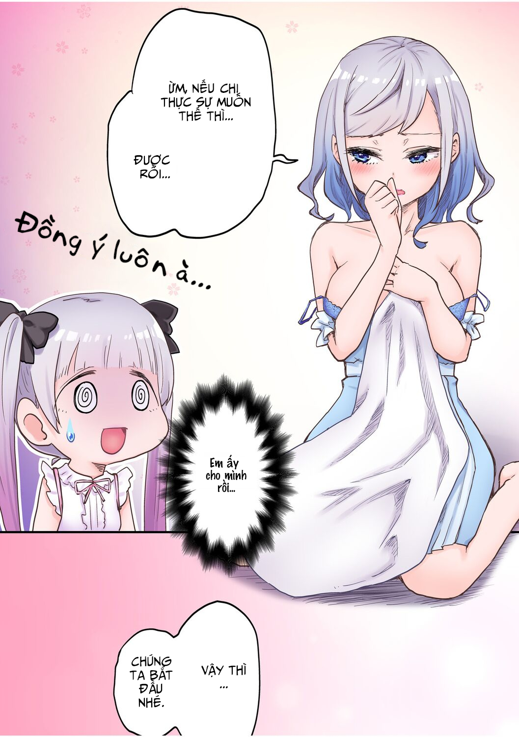 Đọc truyện hentai Twin Sisters' Yuri Life - Chap 1