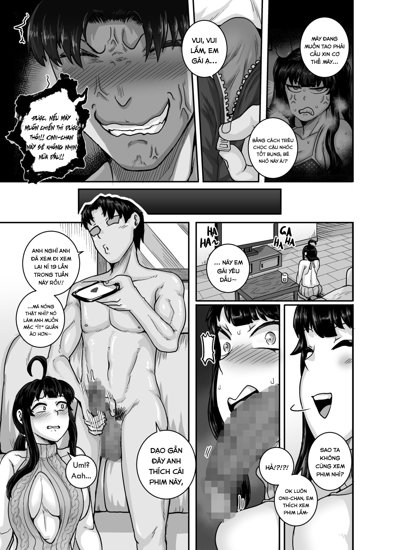 Đọc truyện hentai Dạy Dỗ Con Em Láo Lòn Bằng Con Cá Chà Bặc - Vol 2 - Chap 3 - Cãi nhau và đình chiến