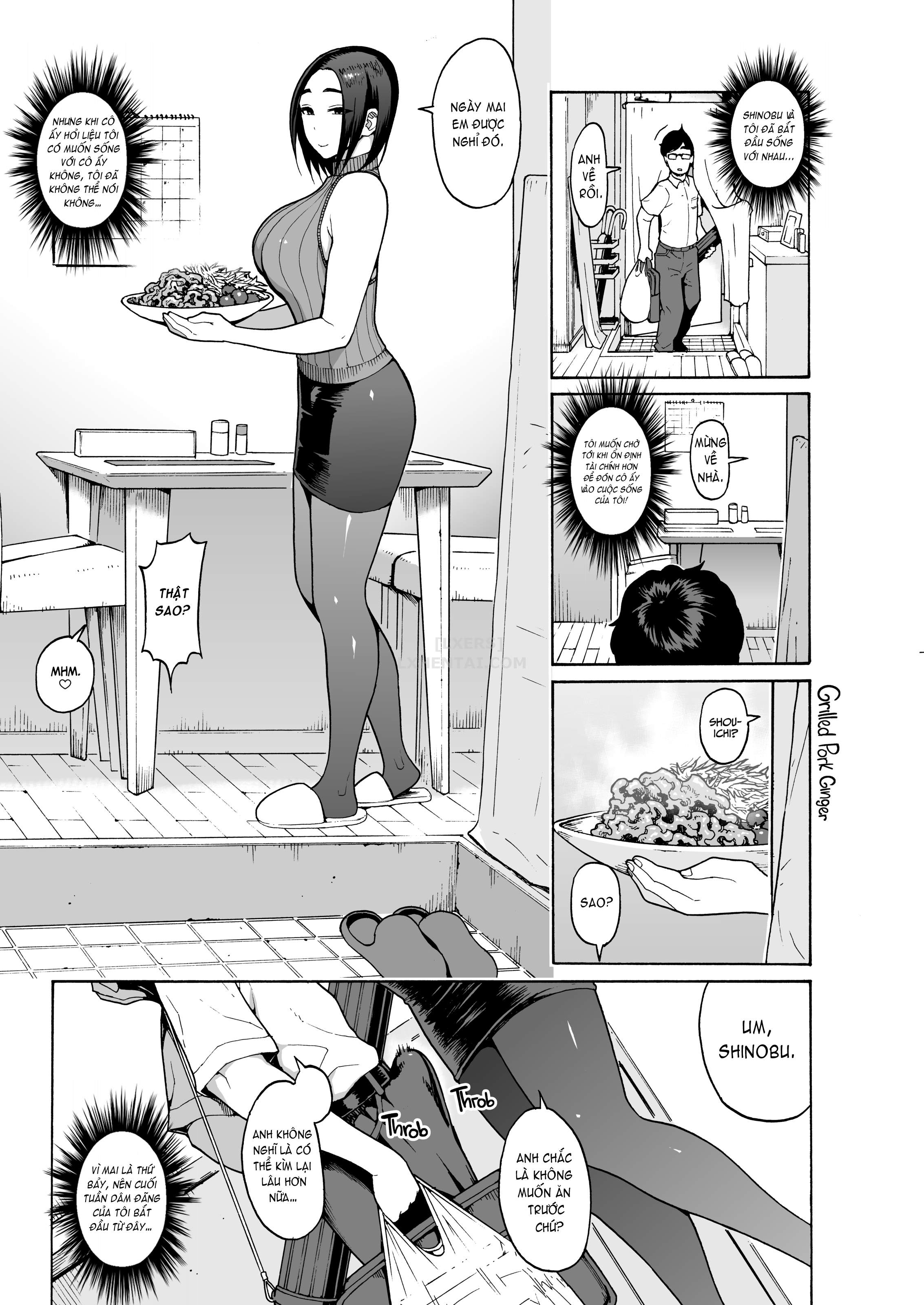 Đọc truyện hentai Shinobu's Divorcee Body - Chap 1 - Living Together