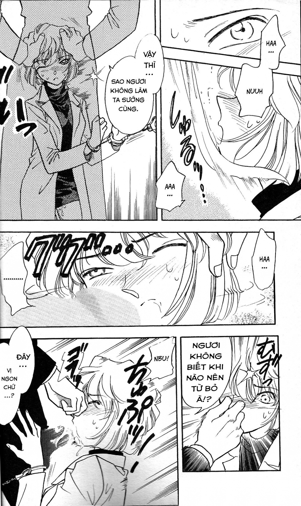 Đọc truyện hentai Sherry và tổ chức áo đen - Oneshot