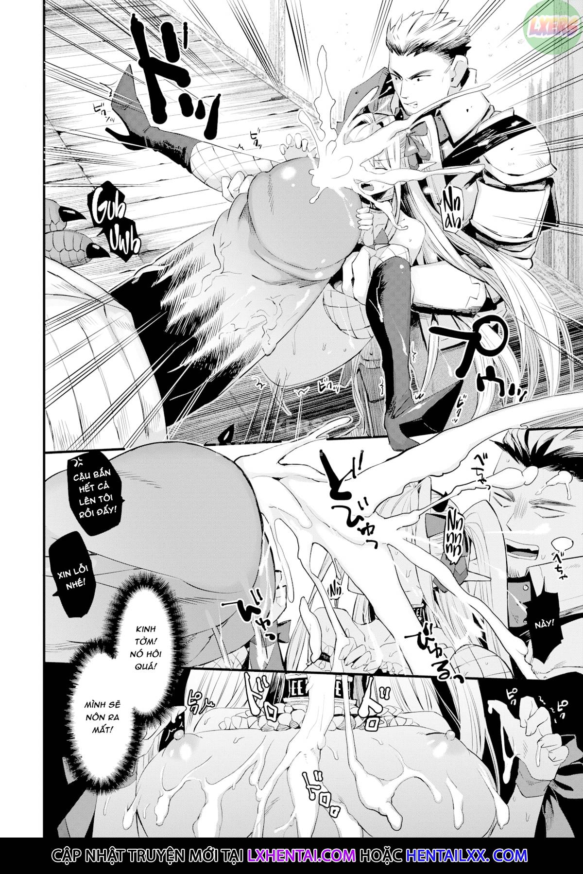 Đọc truyện hentai Con gái của Quỷ vương thật tham lam - Oneshot