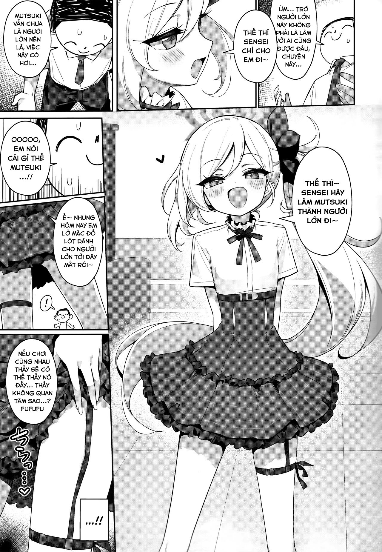 Đọc truyện hentai Mutsuki muốn chơi trò người nhớn - Oneshot