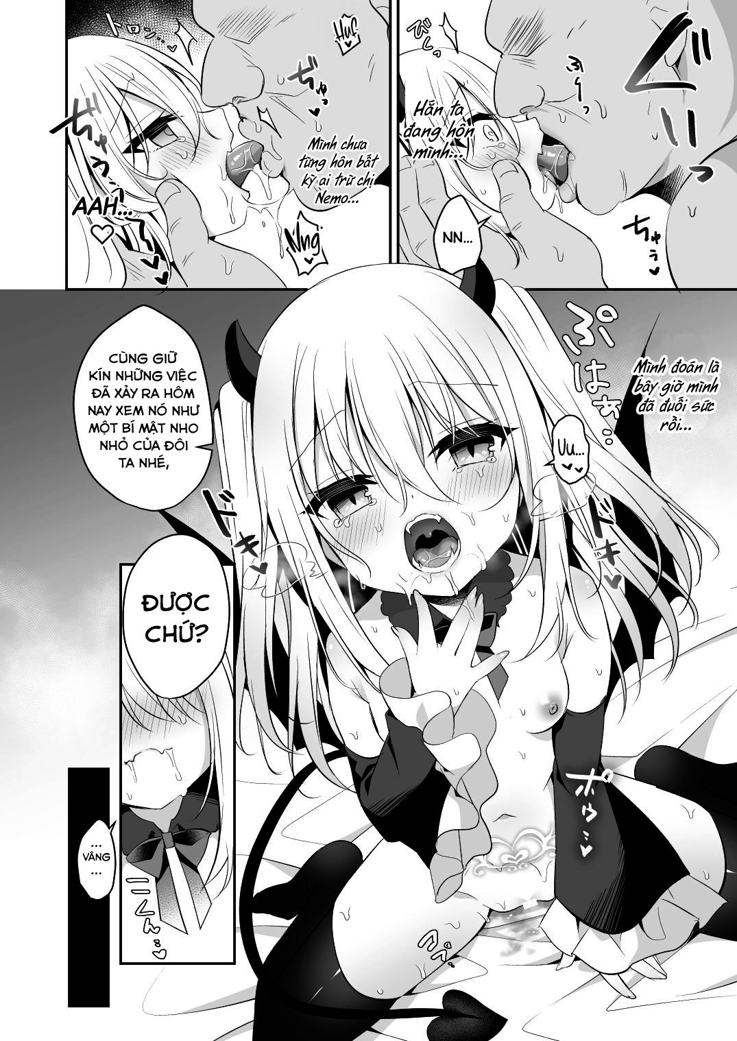 Đọc truyện hentai Huấn luyện bé Succubus ngây thơ thành người nhớn. - Oneshot