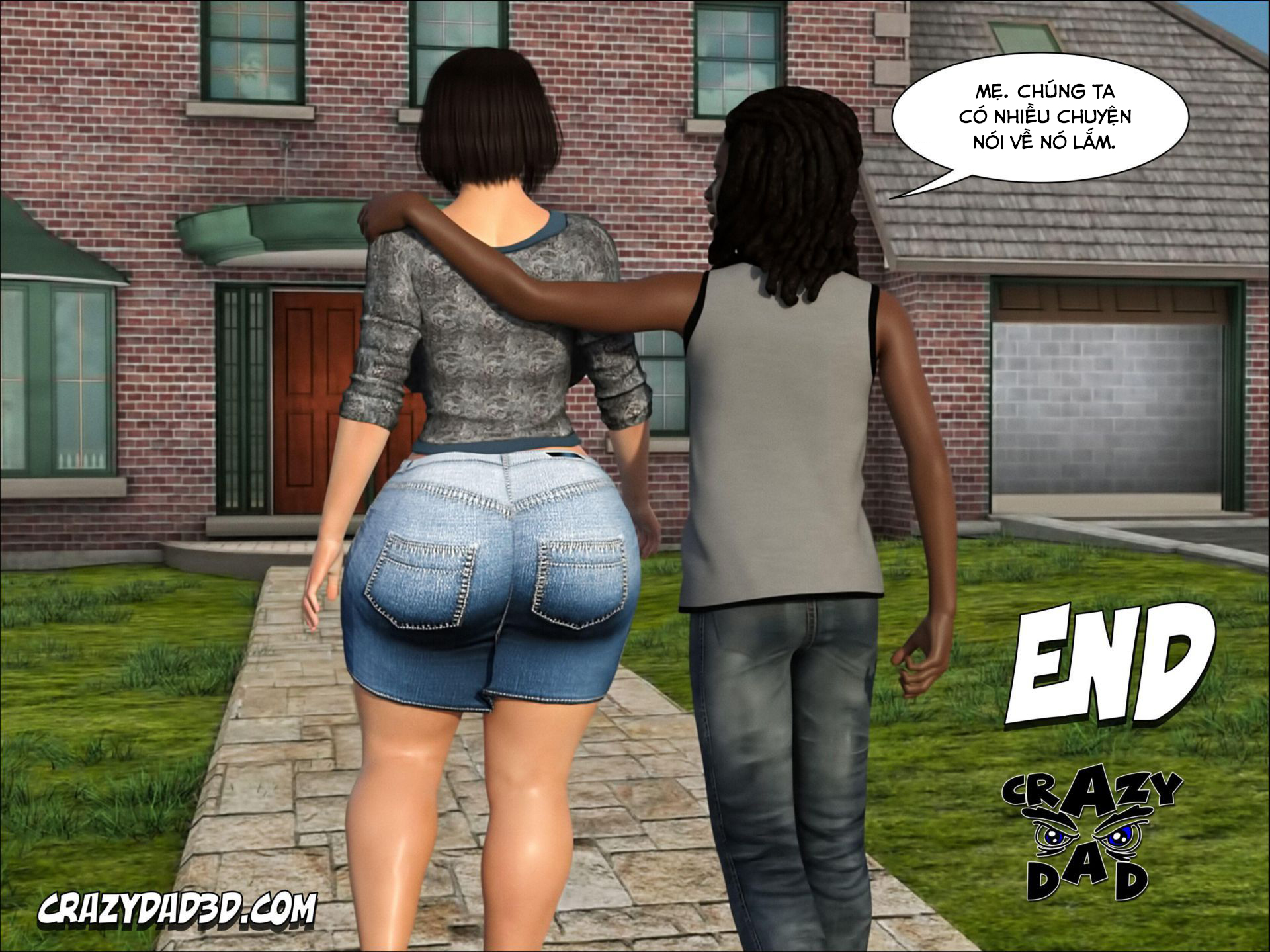 Đọc truyện hentai Foster Mother - Vol 4 - Chap 11: Địt ngay trên ông ta.