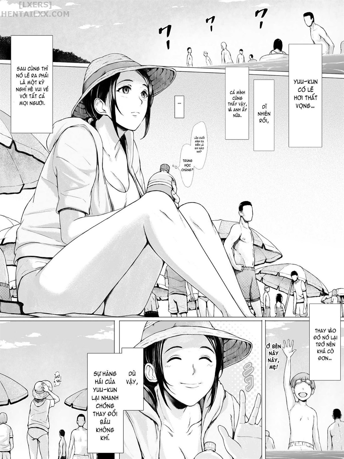 Đọc truyện hentai Hahagui Ottori Okaasan ga Toshishita Yarichin ni Nerawareru Toki - Chap 1A