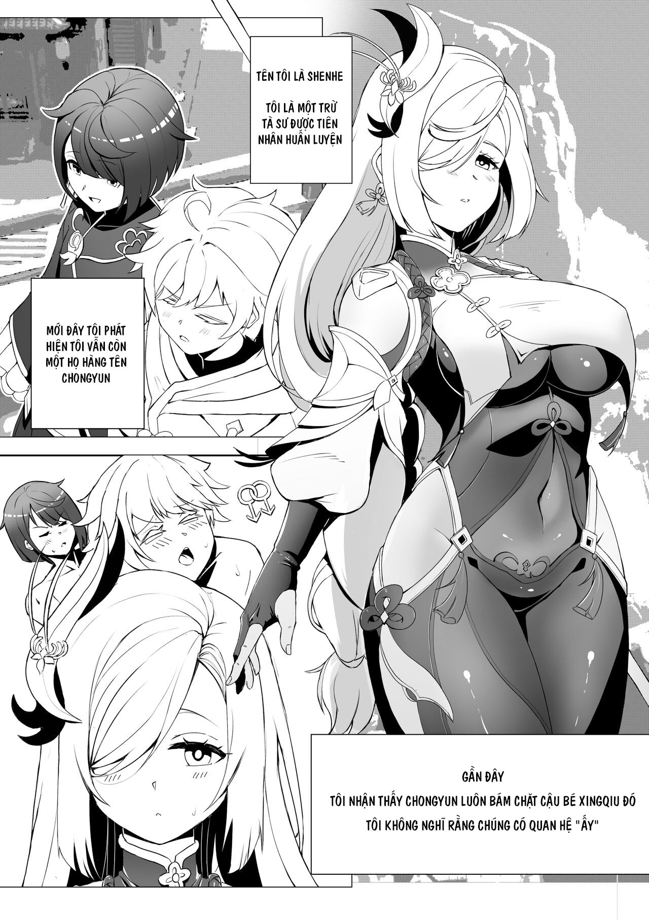 Đọc truyện hentai Shenhe Dạy Trừ Tà - Oneshot