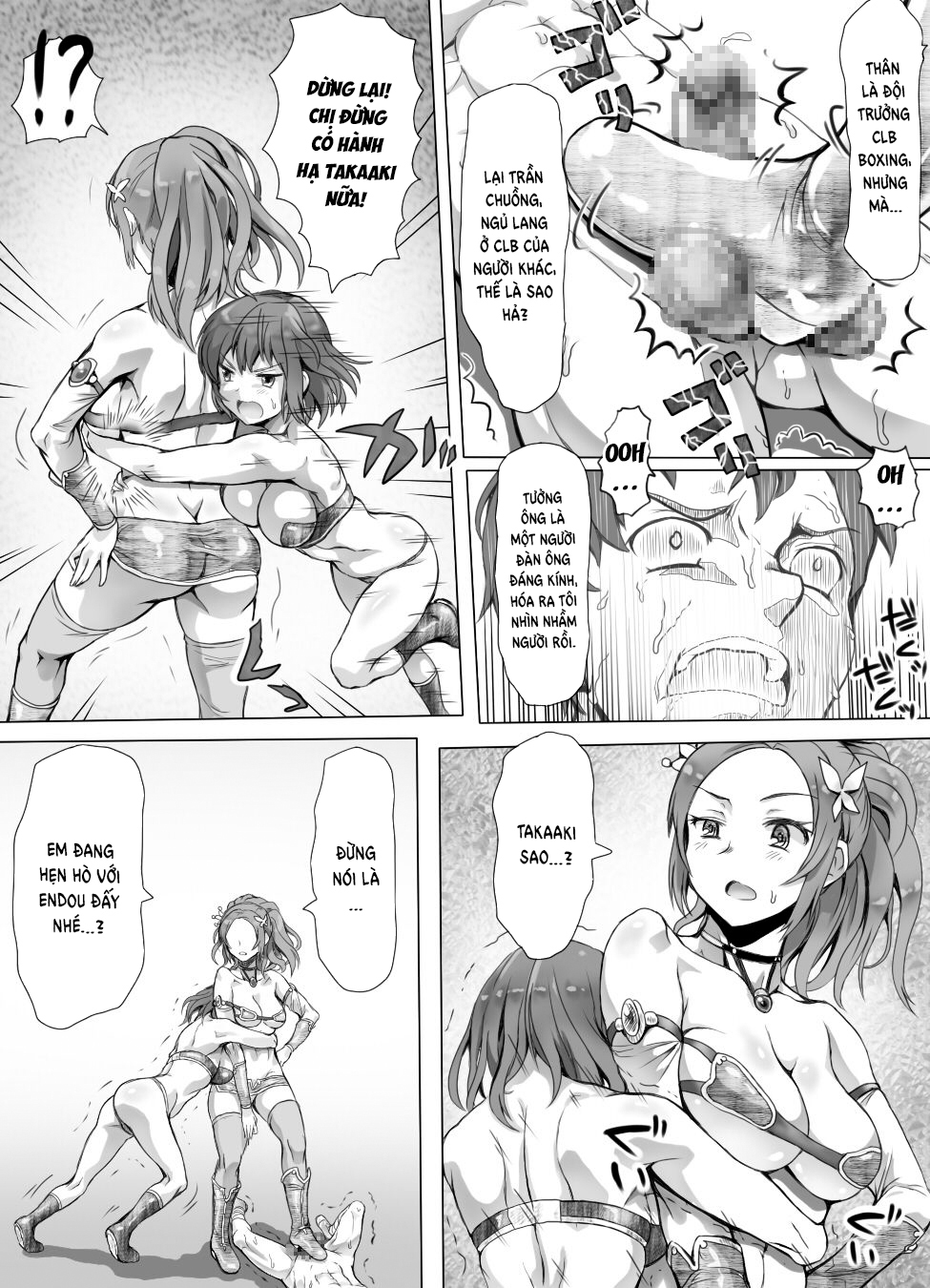 Đọc truyện hentai Naburi Tokidoki Shasei ~Kouhai no Joshi ni Makete Shasei Saserareta Ore~ - Chap 3