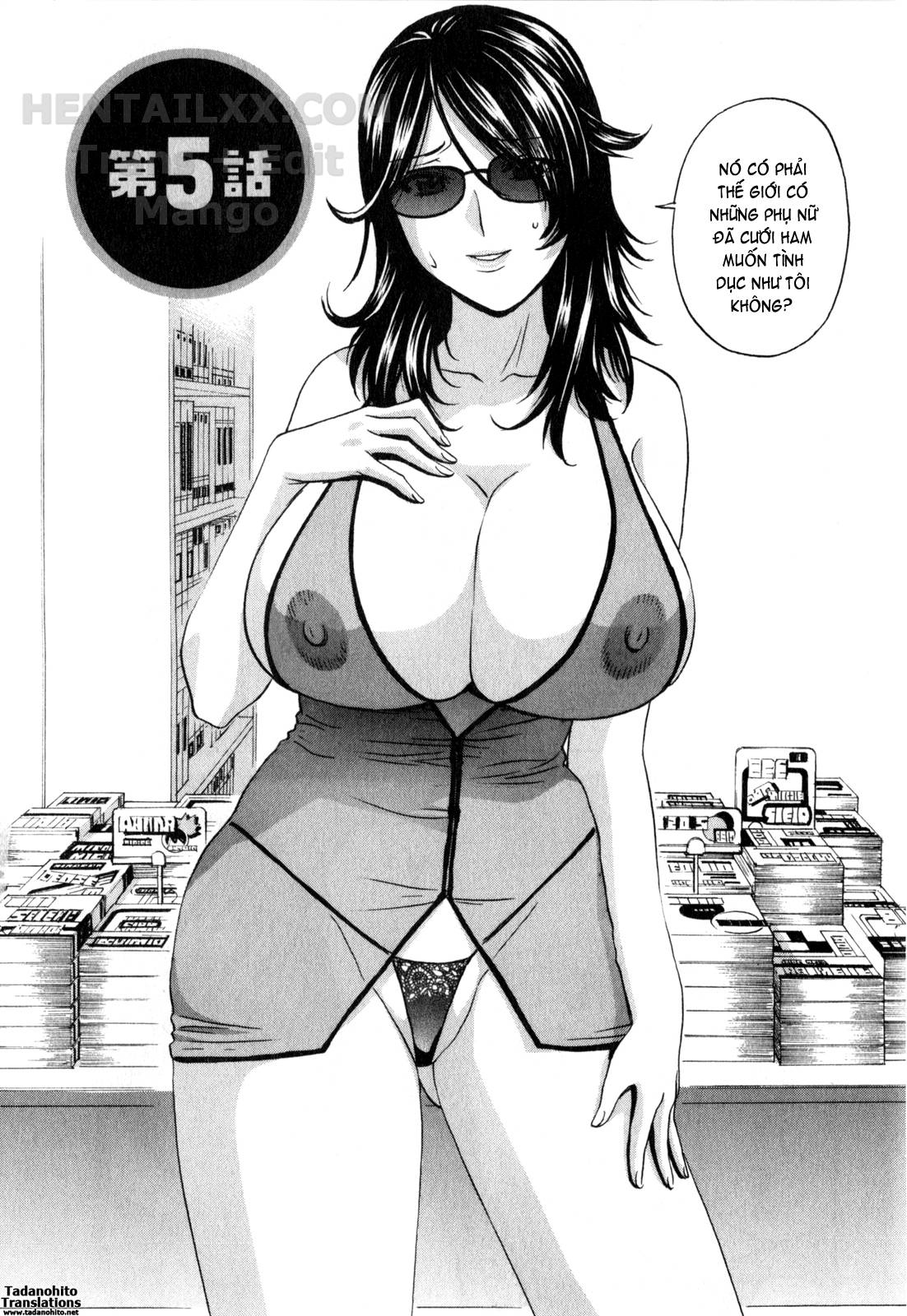 Đọc truyện hentai Life With Married Women Just Like A Manga - Chap 24