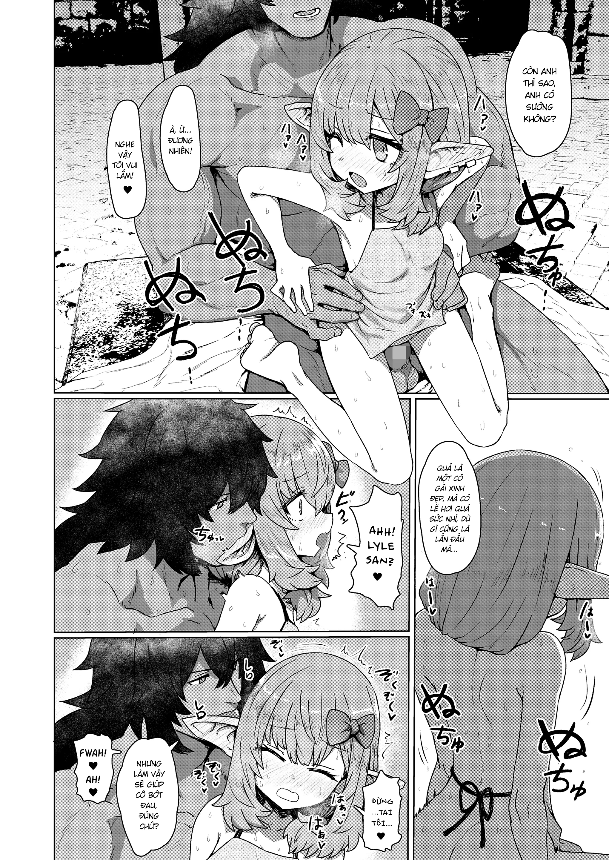 Đọc truyện hentai Yakkai na Fan Elf - Oneshot