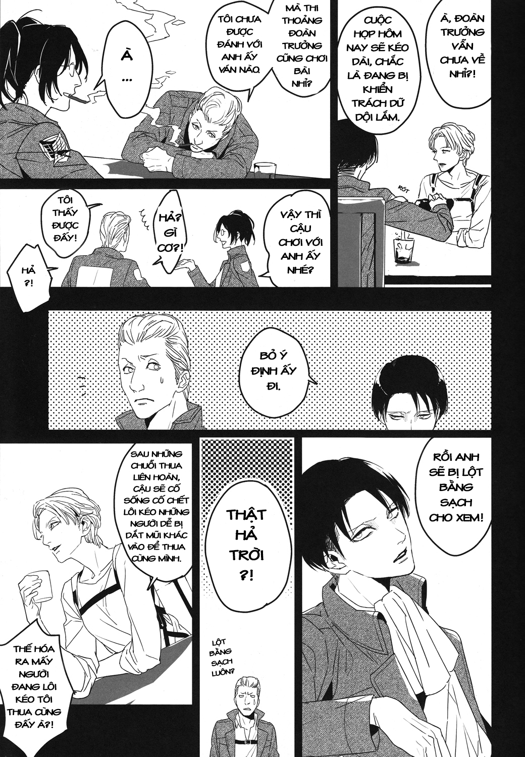 Đọc truyện hentai Icarus ga Nishi no Hate (Shingeki no Kyojin) - Oneshot