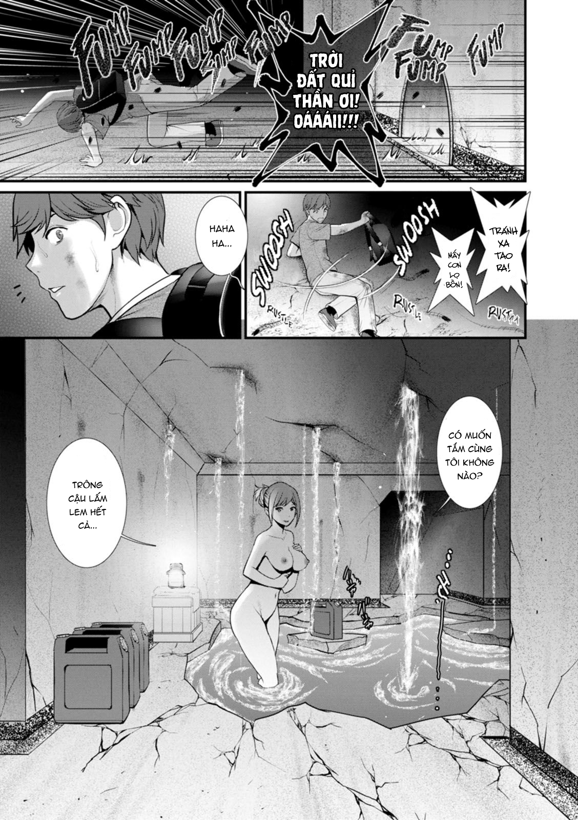 Đọc truyện hentai Tuần trăng mật dưới địa đạo 30m - Tập 7 - Đài phun nước