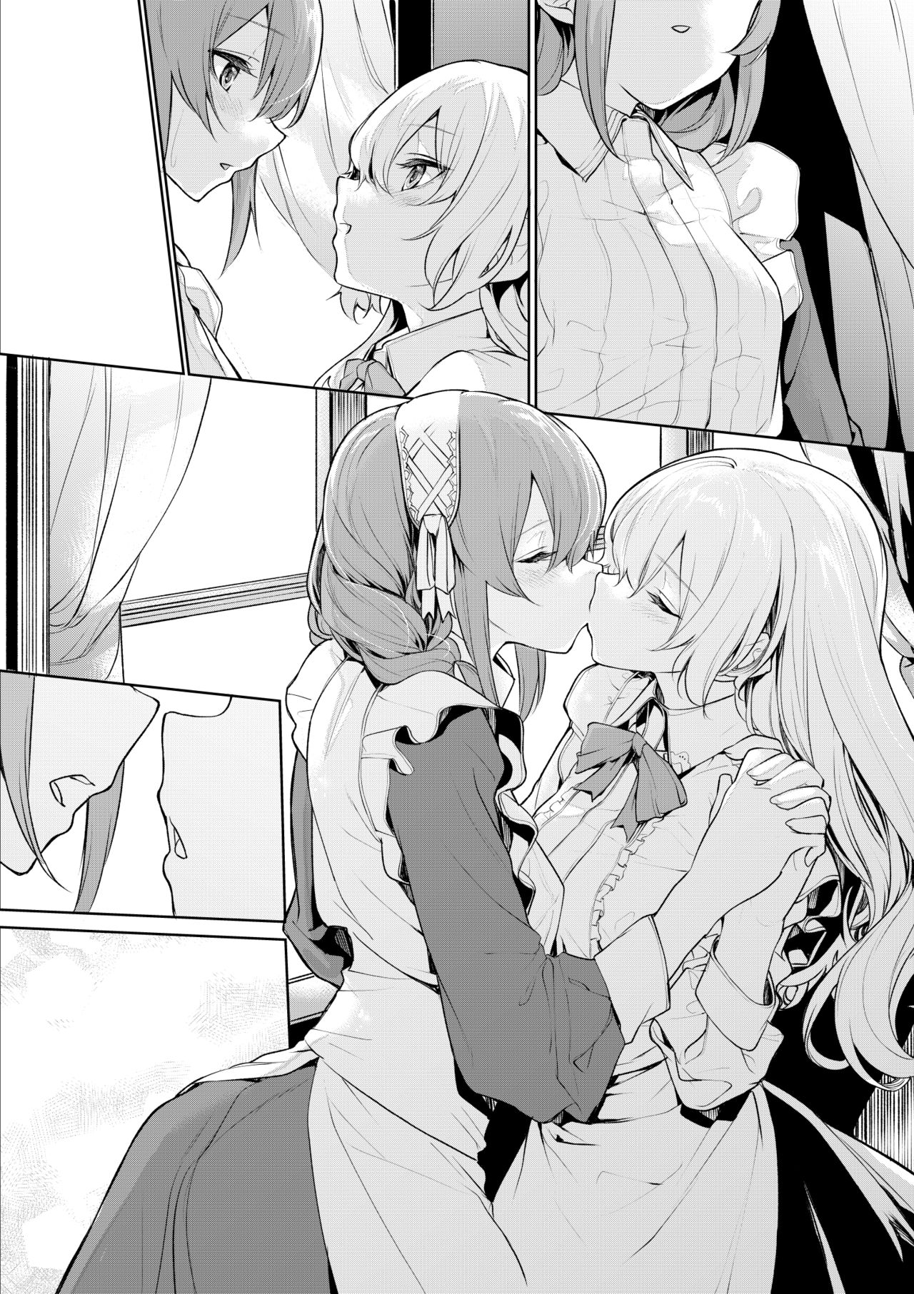Đọc truyện hentai Tổng hợp oneshot yuri của artists zanka - Chap 2 - Shujuugyakuten suru Ojou-sama to Maid-san