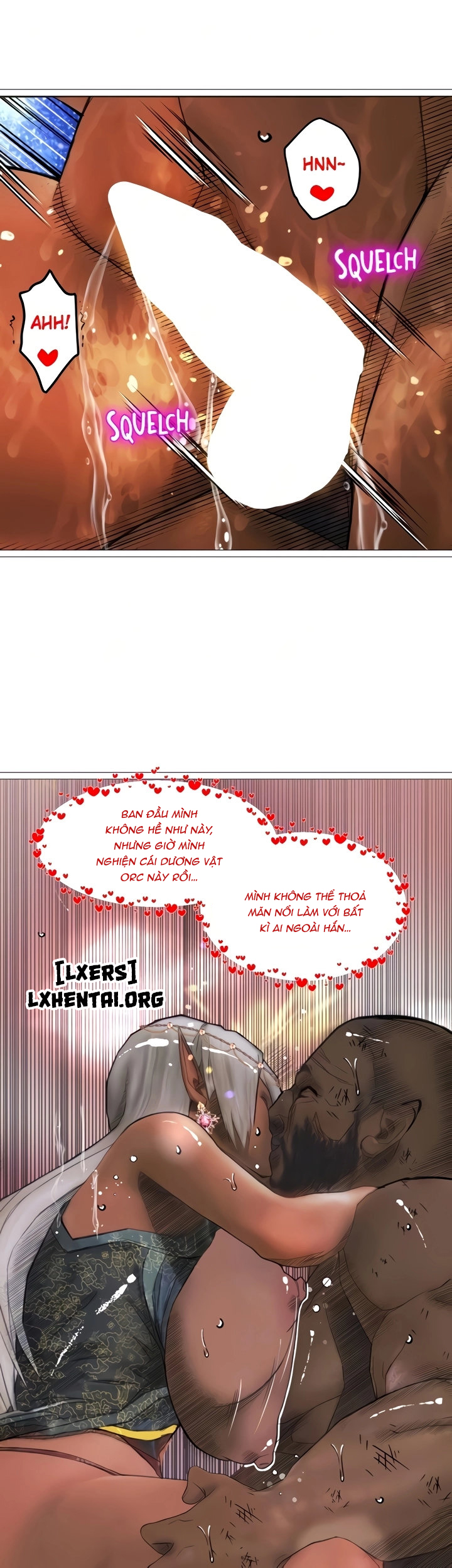 Đọc truyện hentai Nữ Hoàng Dark Elf Và Nô Lệ Orc - Chap 24