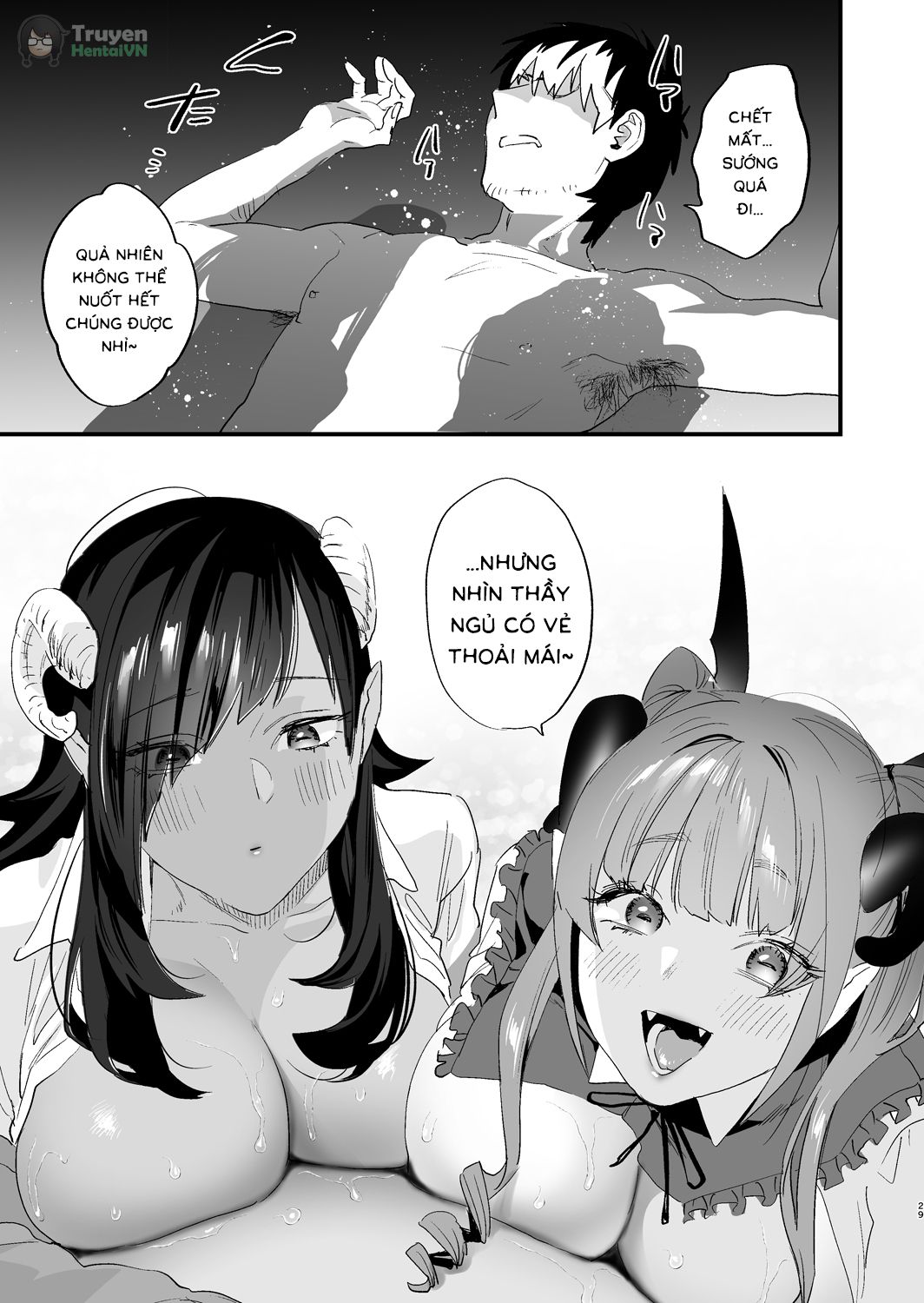 Đọc truyện hentai Koukan Ryuugakusei -Succubus-tachi to Boku - Oneshot