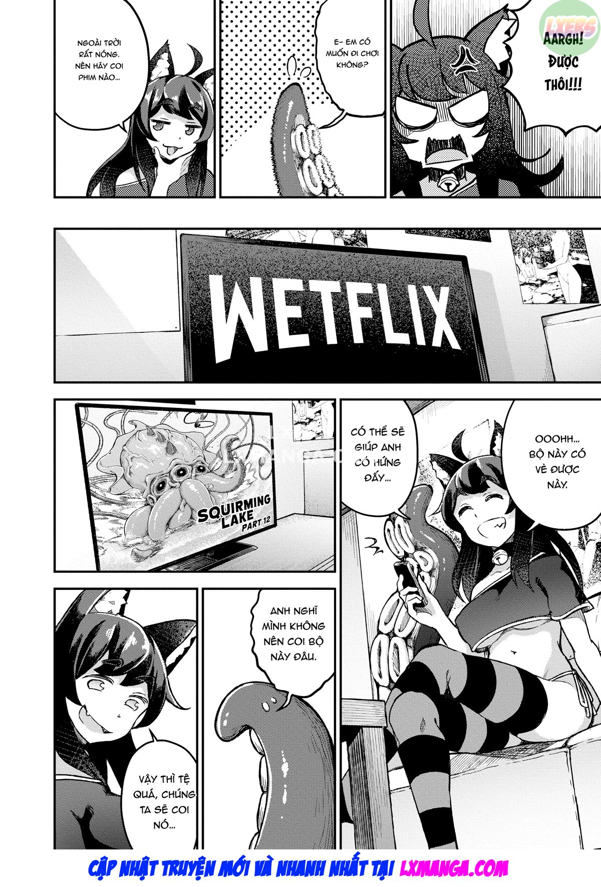 Đọc truyện hentai Người hầu của tôi là quái vật xúc tu - Chap 2