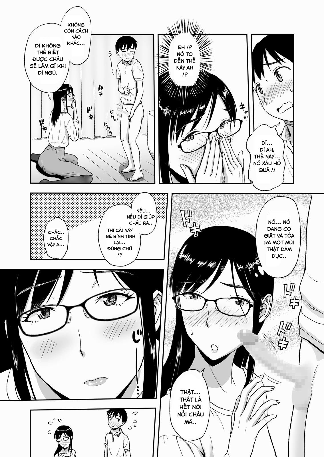 Đọc truyện hentai Konkatsu ni Hagemu Oba wa Oi ni Motomerarete Choppiri Ureshii. - Oneshot