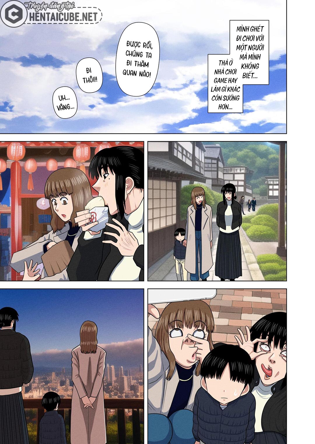 Đọc truyện hentai Chuyến đi chơi với bạn mẹ! - Oneshot