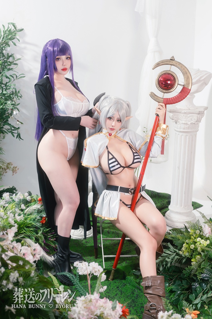 Đọc truyện hentai Tuyển tập Albums siêu phẩm Cosplay - Chap 1042 - Byoru & Hana Bunny – Frieren & Fern