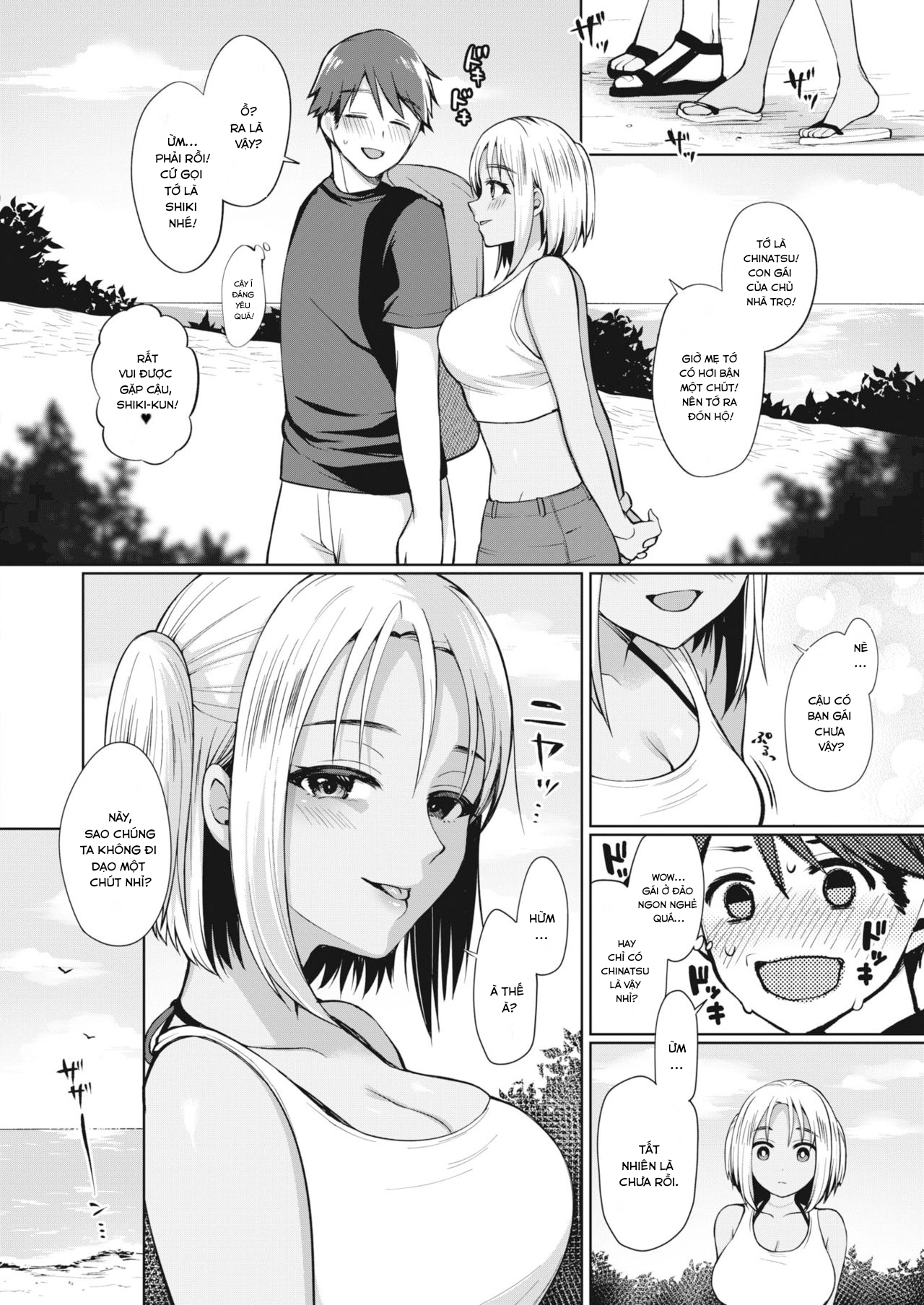 Đọc truyện hentai Tokonatsujima no Yuuwaku - Chap 1