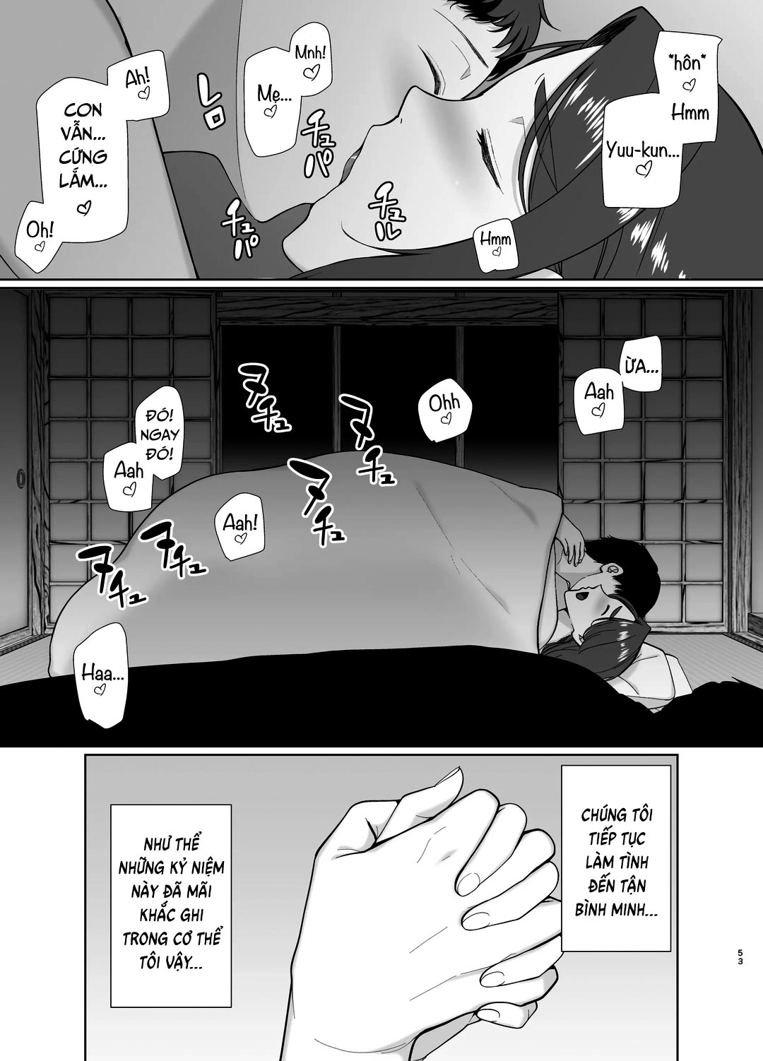 Đọc truyện hentai Mẹ là người phụ nữ mà tôi yêu - Chap 4 - Suối nước nóng