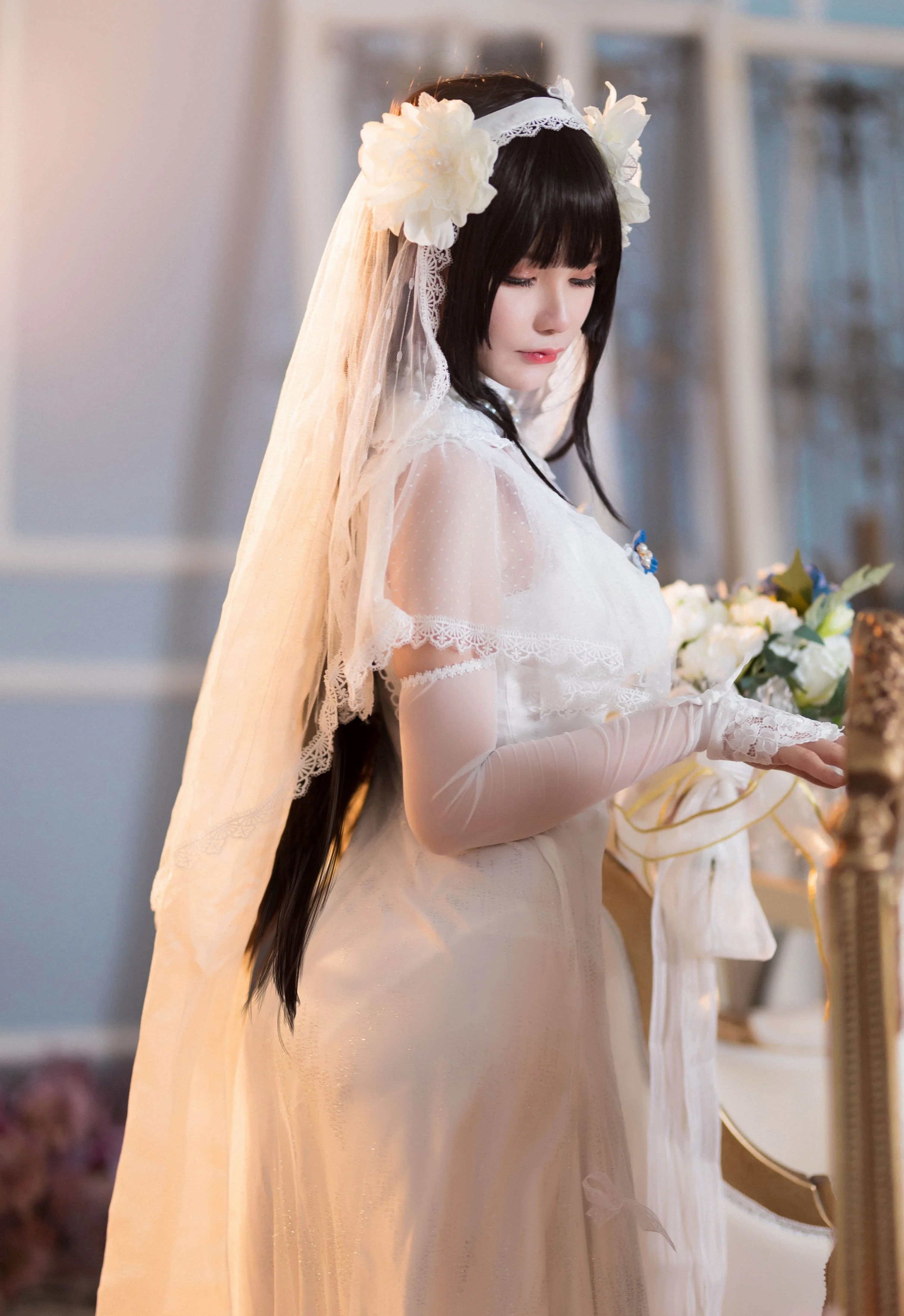 Đọc truyện hentai Tuyển tập Albums siêu phẩm Cosplay - Chap 827 - Qianyu - Yan Newlywed Sexy Bride