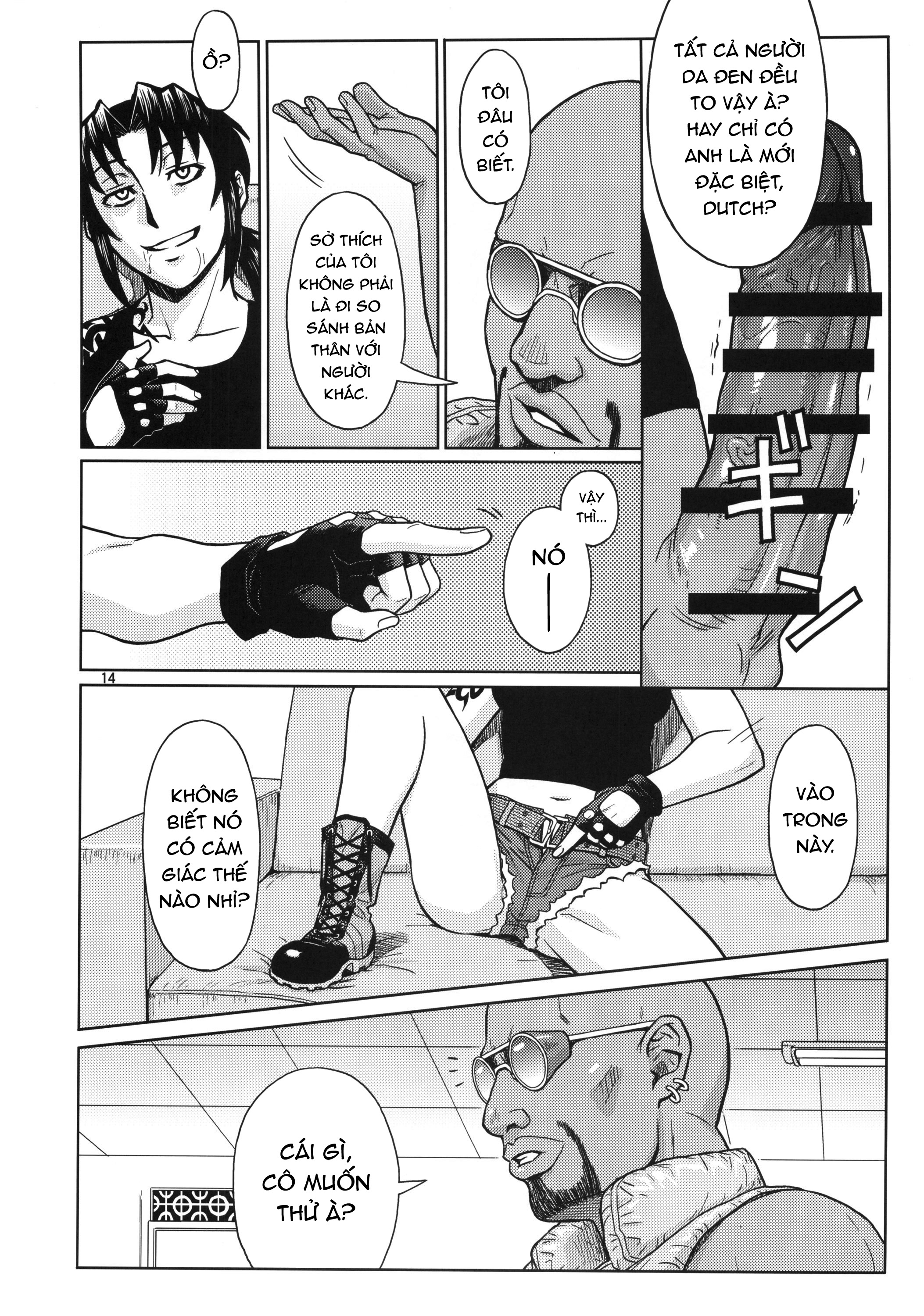 Đọc truyện hentai SUPER BIG SIZE! (BLACK LAGOON) - Oneshot