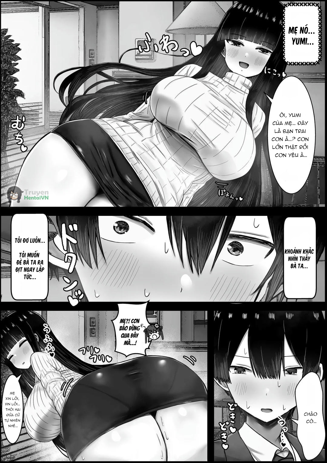 Đọc truyện hentai Boku wa Kanojo no Okaa-san ni Koi o Suru - Oneshot