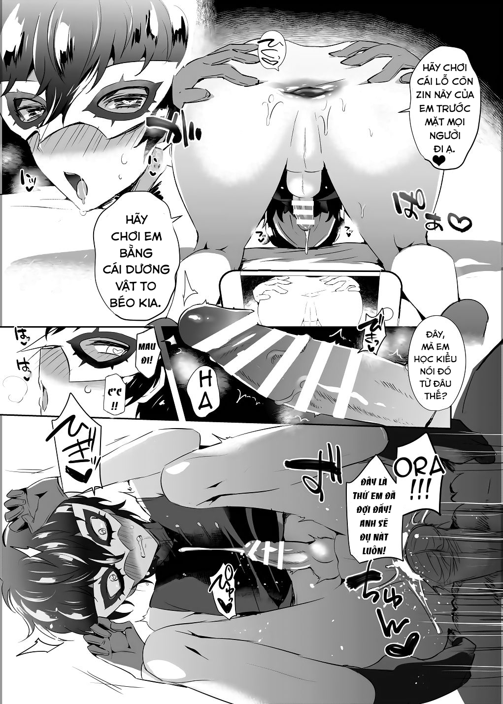 Đọc truyện hentai Kaitou-dan Leader no Himitsu no Namahousou (Persona 5) - Oneshot