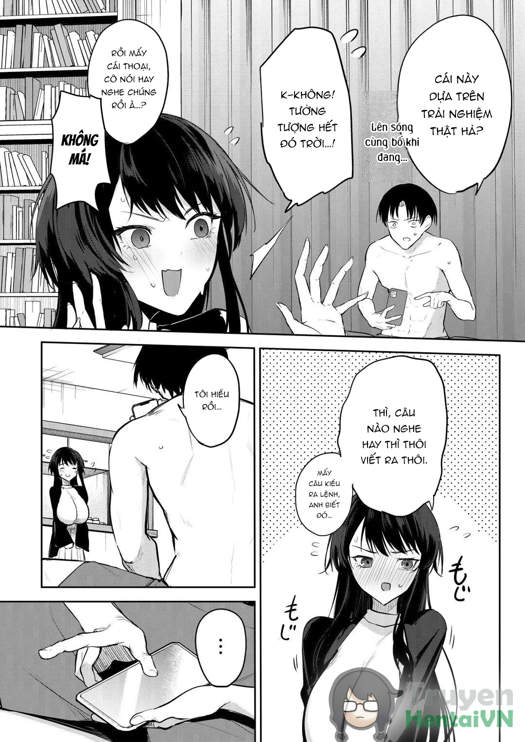 Đọc truyện hentai Would you like to be an erotic manga model? - Oneshot