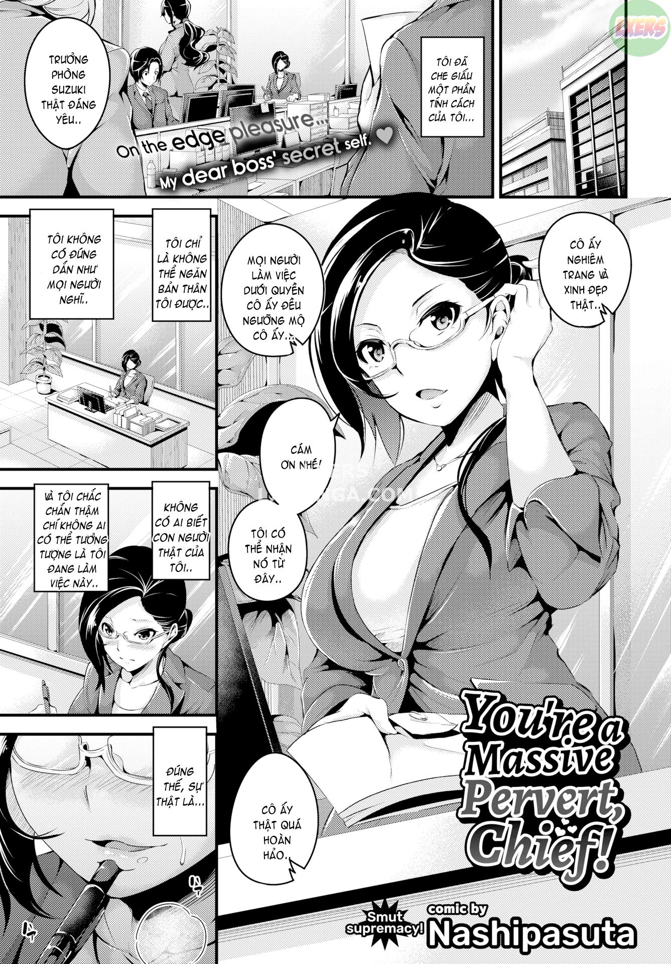 Đọc truyện hentai Sếp nữ siêu dâm đãng! - Oneshot