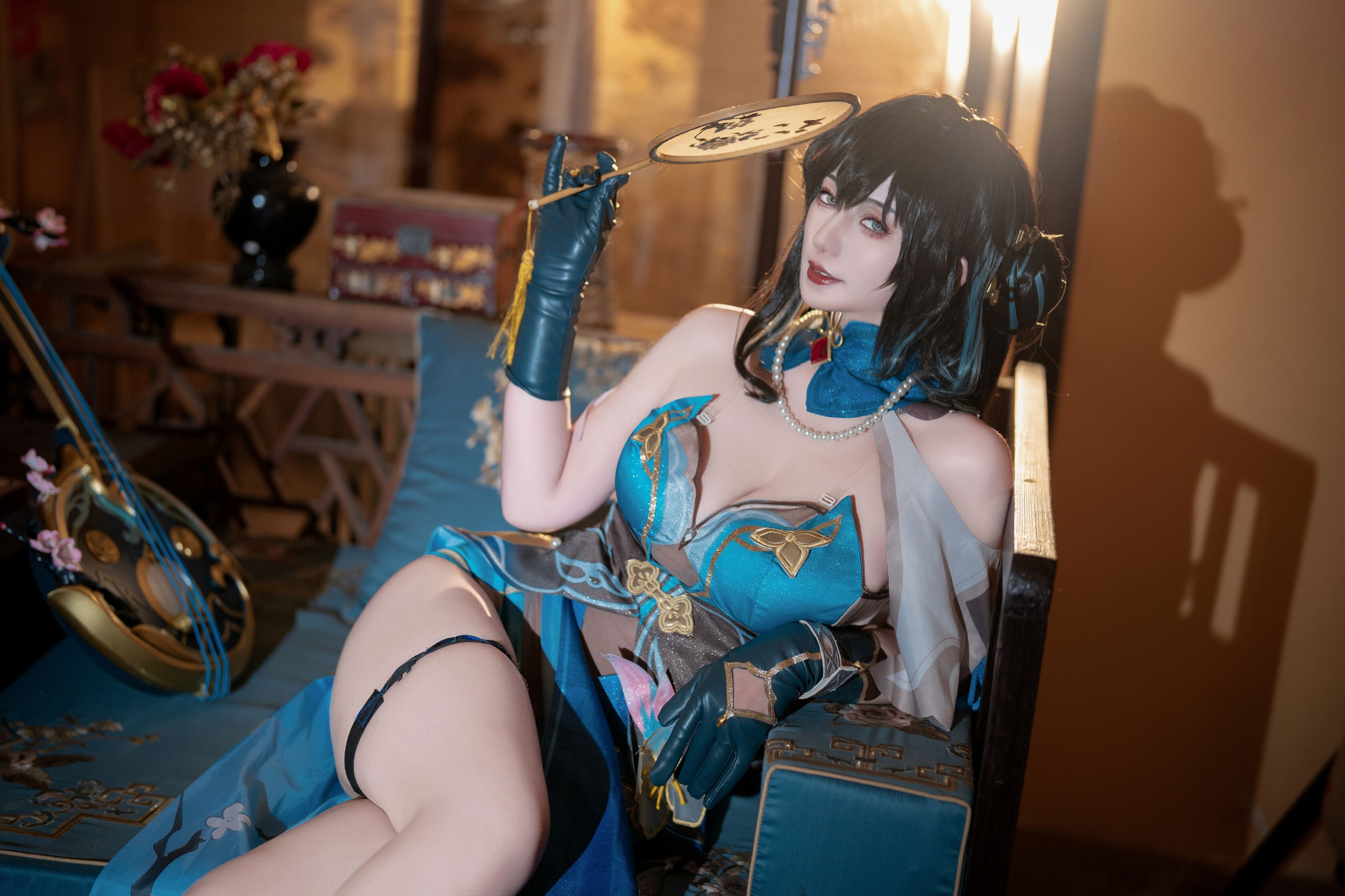 Đọc truyện hentai Tuyển tập Albums siêu phẩm Cosplay - Chap 1022 - Xinglan is Lanlan and calls her Lanmei - Collapse of the Star Sky Railway Ruan Mei