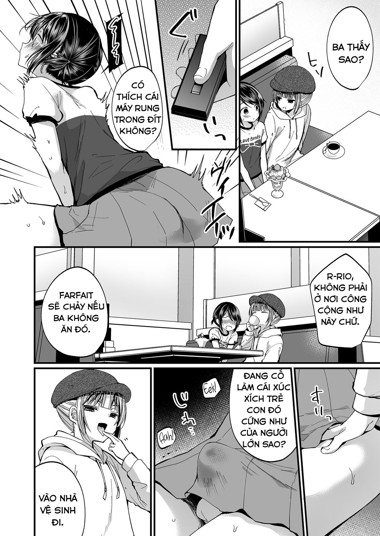 Đọc truyện hentai Hatsujou Futanari Musume to Mesu Ochi Papa - Oneshot