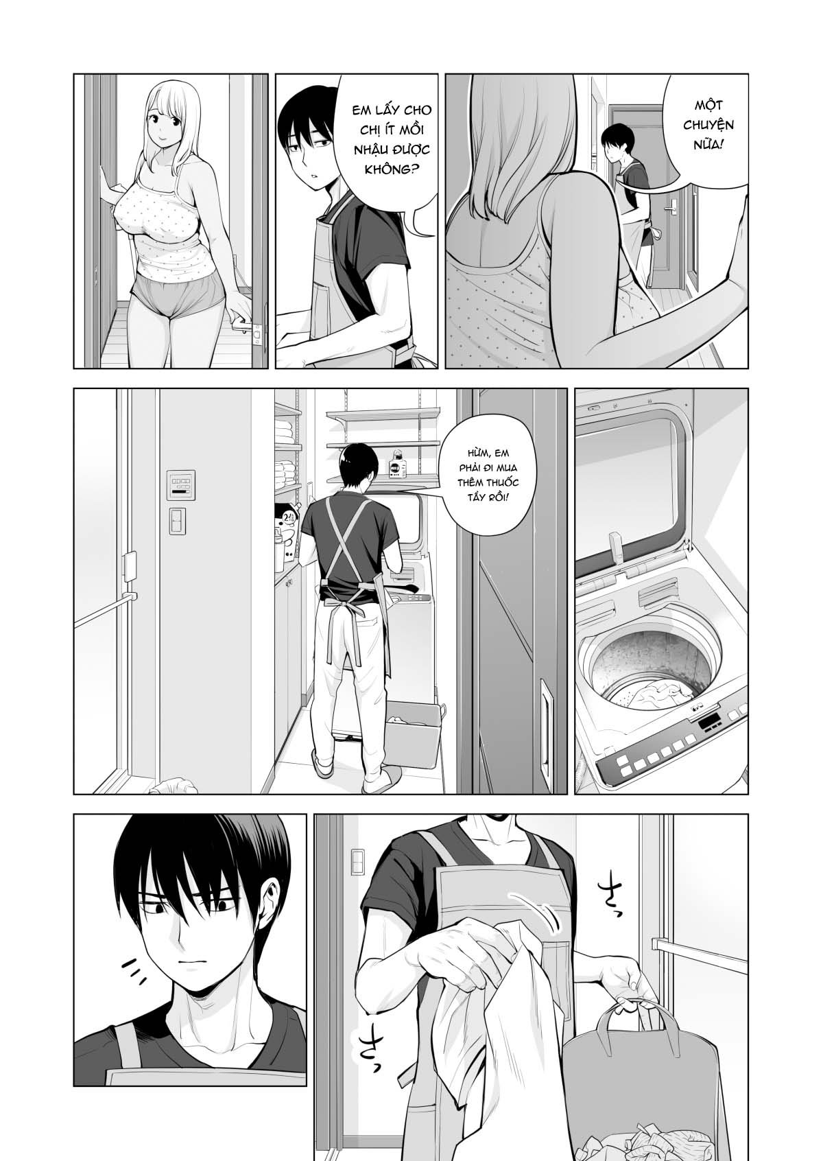 Đọc truyện hentai Nureane - Đêm hè, làm tình cùng chị gái đã ly dị - Ch. 1