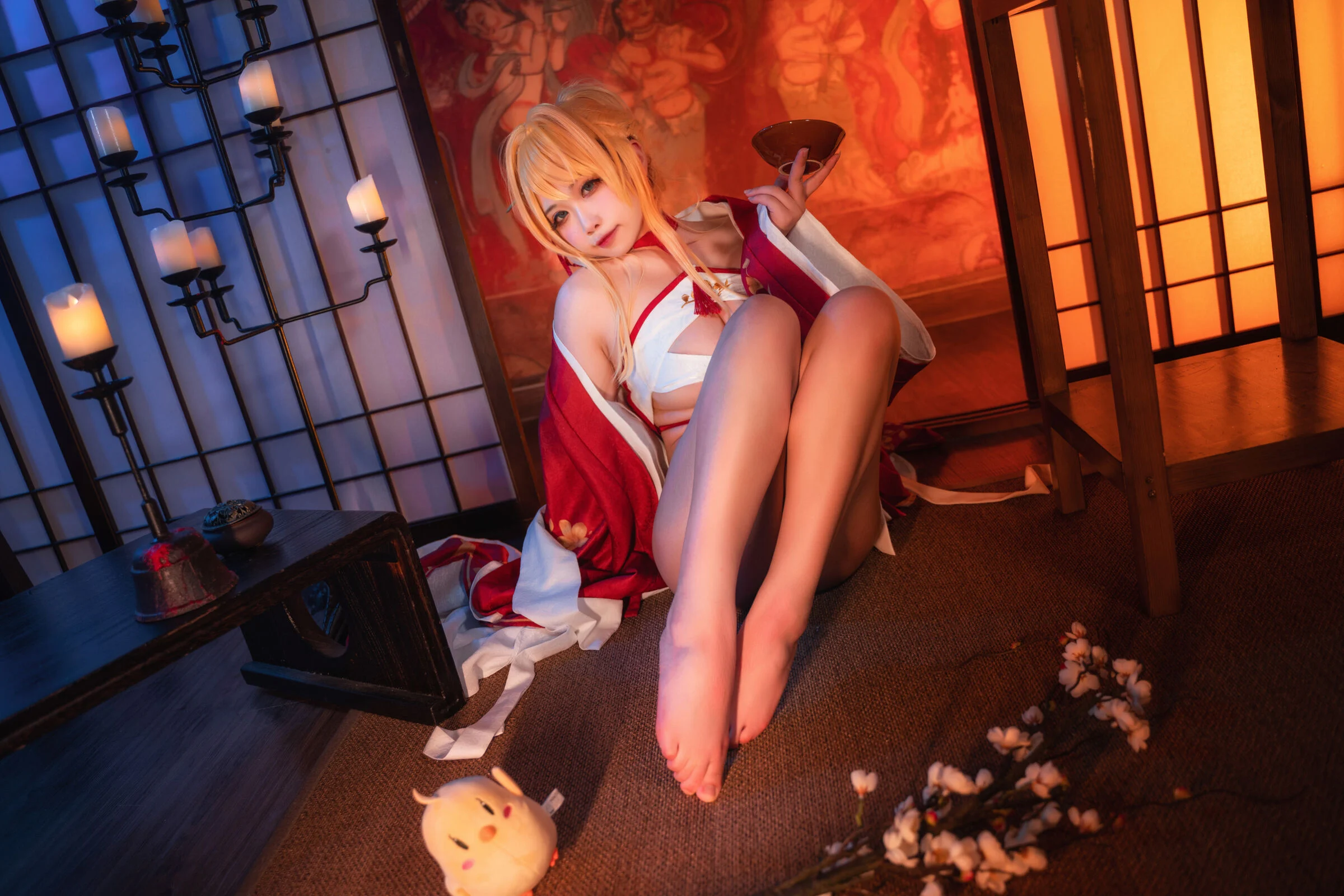 Đọc truyện hentai Tuyển tập Albums siêu phẩm Cosplay - Chap 618 - Sadako Peach - Azur Lane New Year Glory