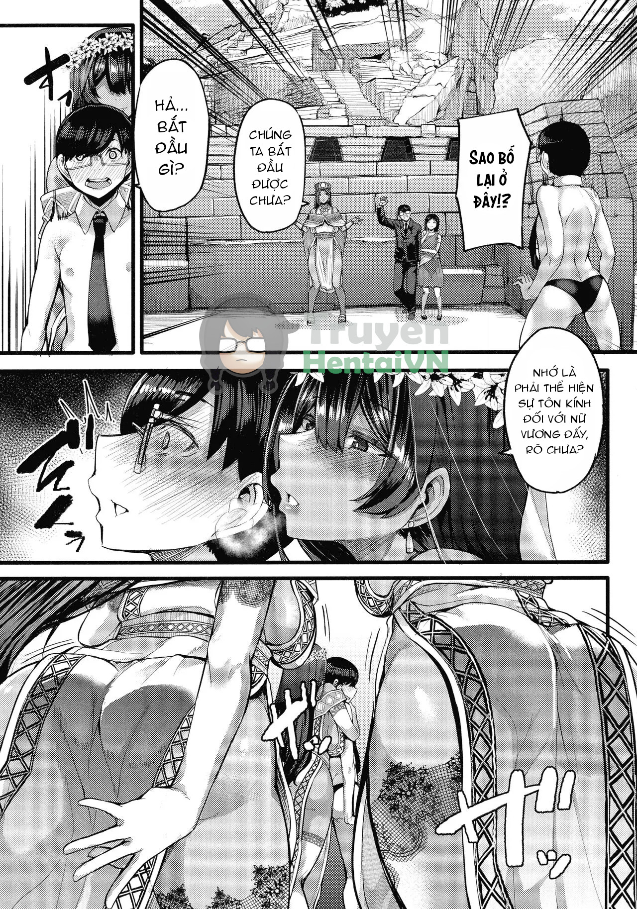 Đọc truyện hentai Kasshoku Hime to Himitsu no Keiyaku - Chap 4
