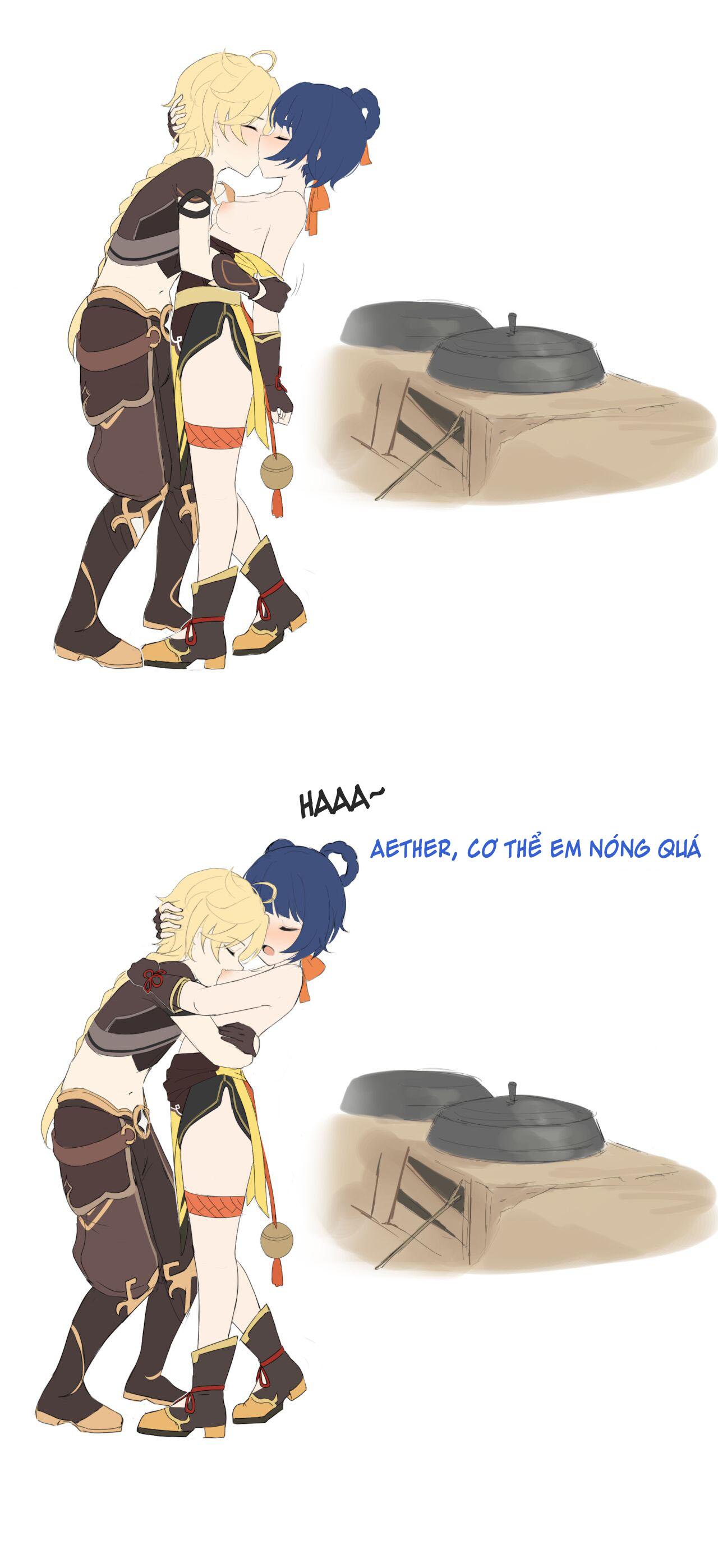 Đọc truyện hentai Xiangling sếch với Aether - Oneshot