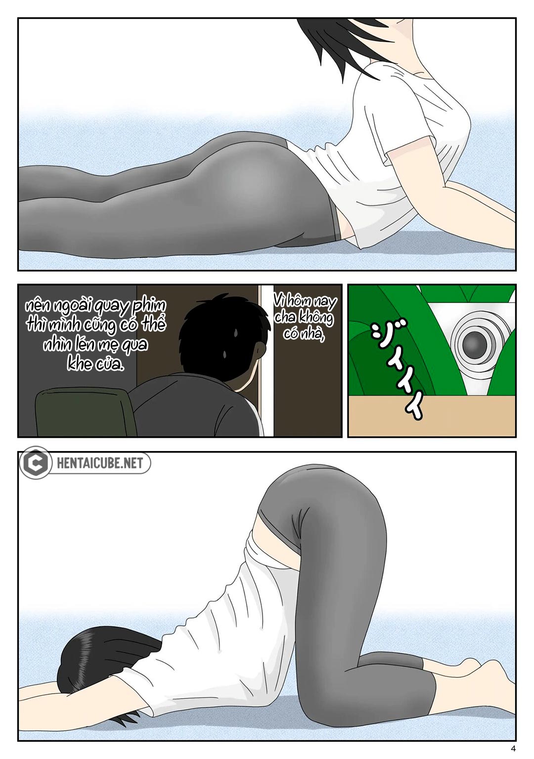 Đọc truyện hentai Bị mẹ phát hiện đang rình trộm thủ dâm - Chap 1