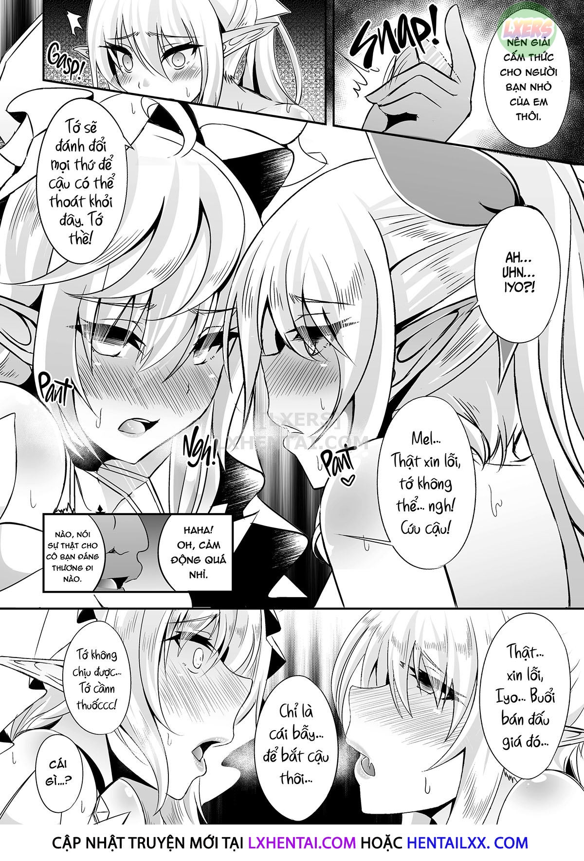 Đọc truyện hentai Nàng Elf chạy trốn - Chap 4