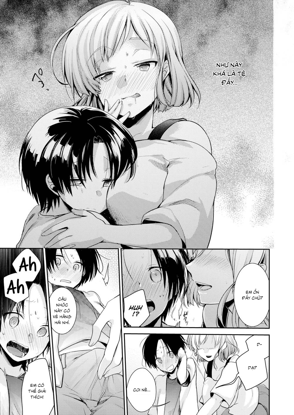 Đọc truyện hentai Tình huống khó đỡ của cô chị cả. - Oneshot