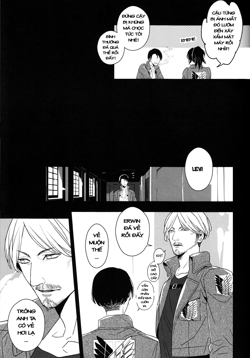 Đọc truyện hentai Icarus ga Nishi no Hate (Shingeki no Kyojin) - Oneshot