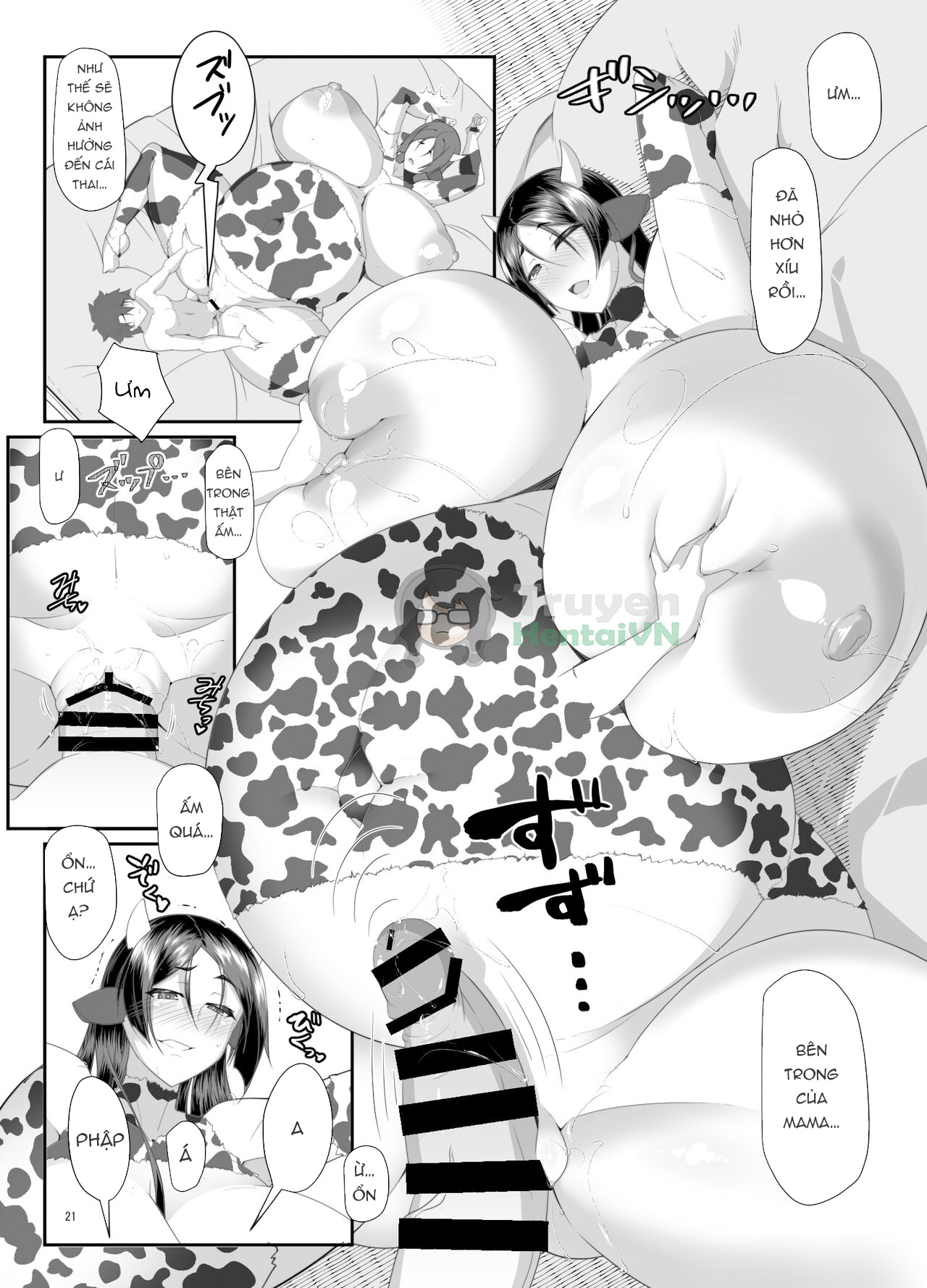 Đọc truyện hentai Ushi Haha to Hitomi Au (Fate/Grand Order) - vú hồng