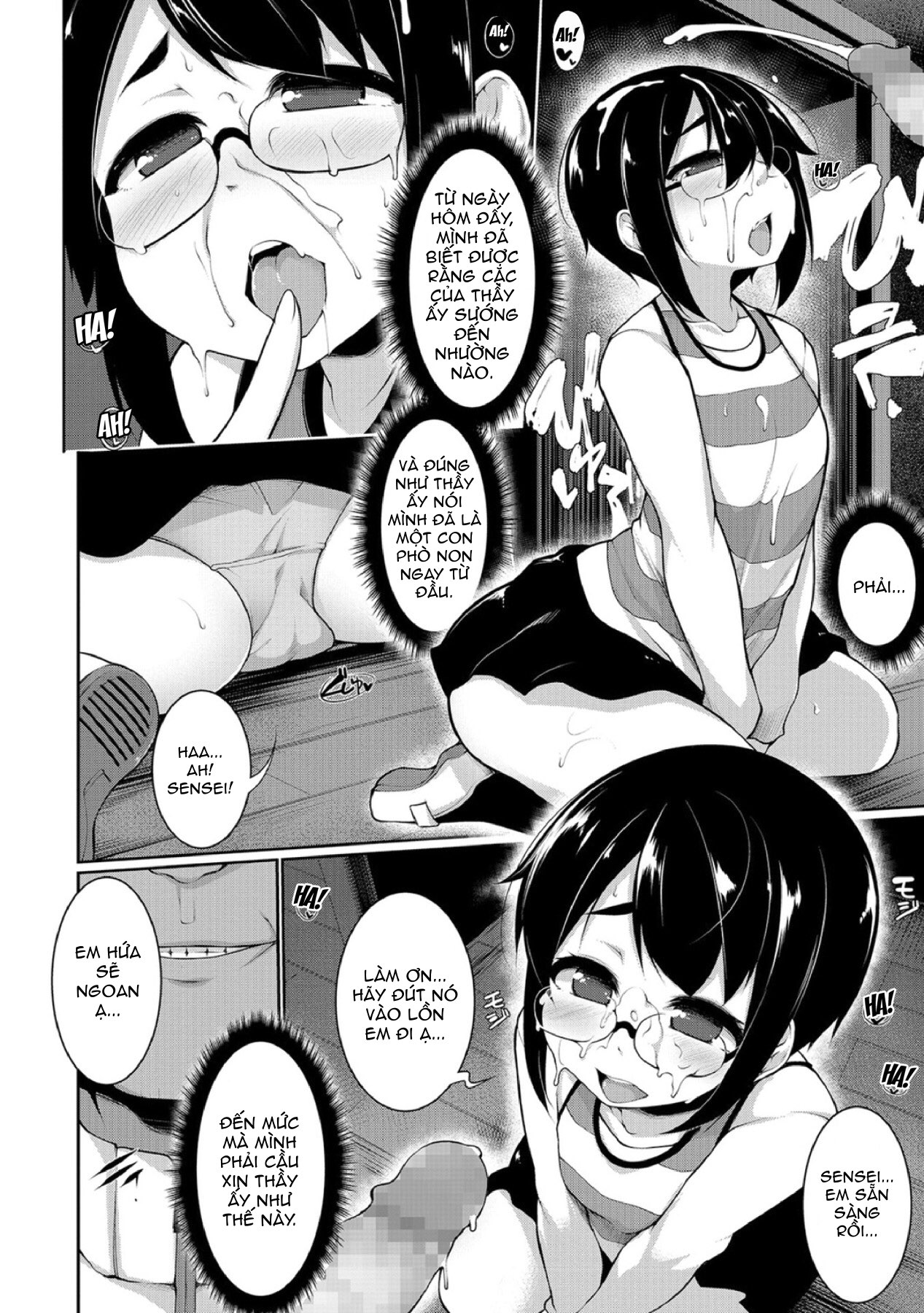 Đọc truyện hentai Force Fucking a Timid Glasses Wearing Loli With My Big Cock - Chap 1