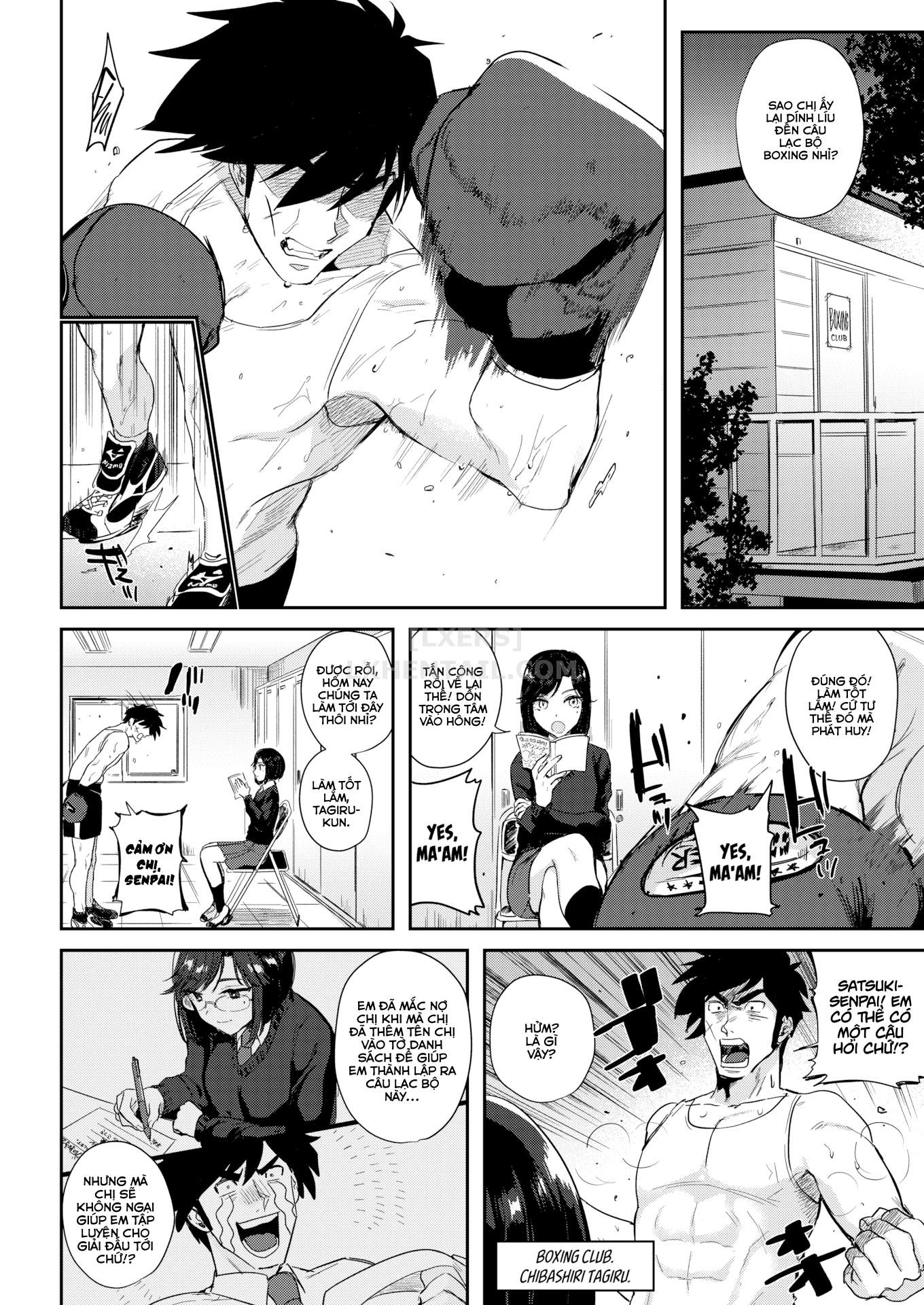 Đọc truyện hentai Seething! Youth Boxing - Oneshot