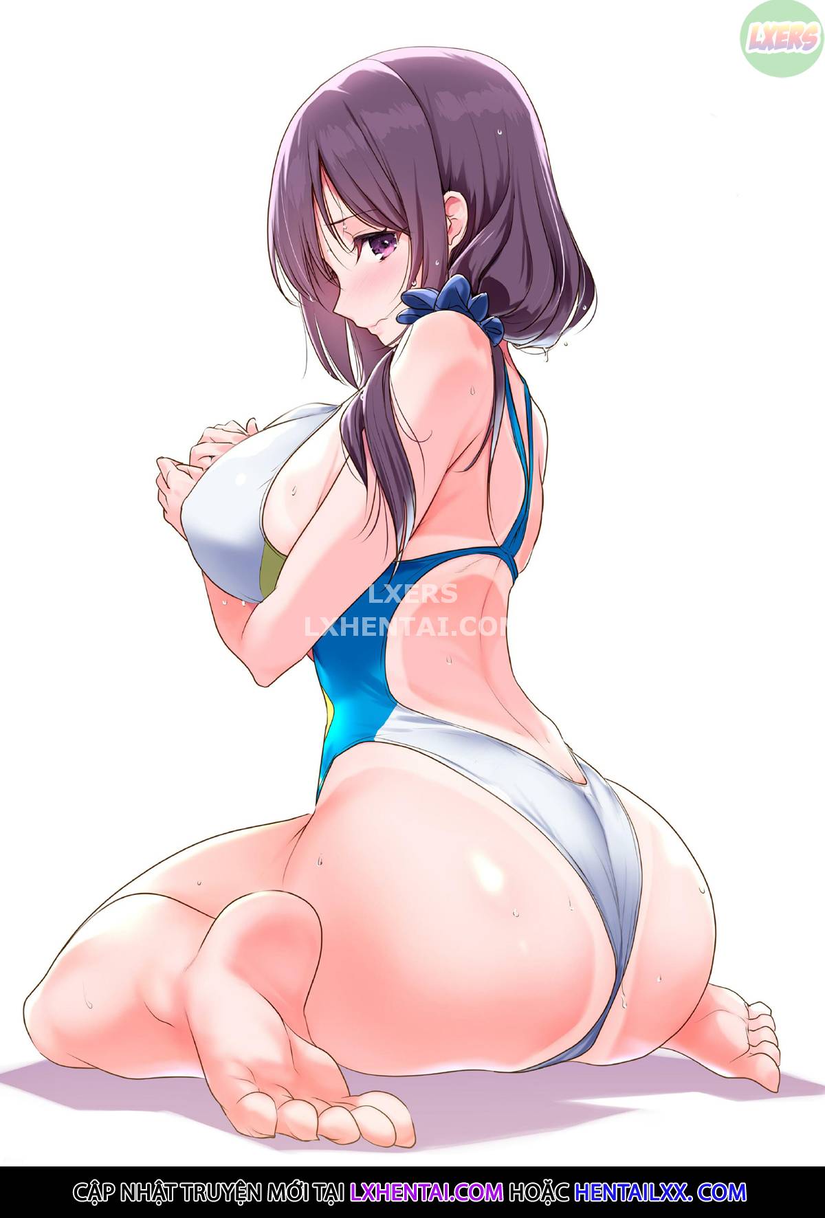 Đọc truyện hentai Kyonyuu ga Nayami no Suiei Buin - Oneshot - Không che