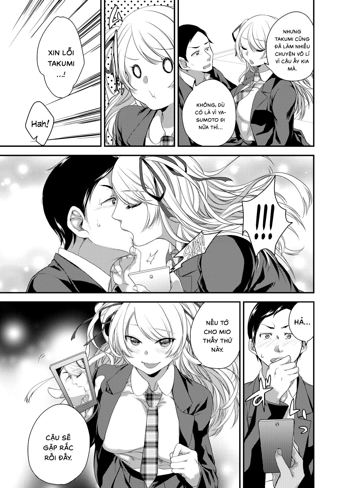 Đọc truyện hentai Netorase Bitch ~Kareshi No Tame Ni Hoka No Otoko De Ikikuruu Joshikousei.~ - Oneshot