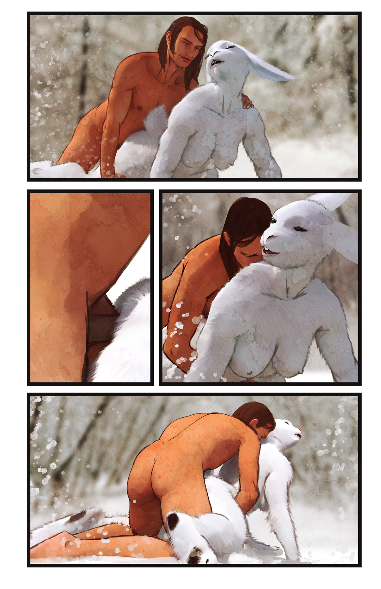 Đọc truyện hentai Snow Buns - Oneshot